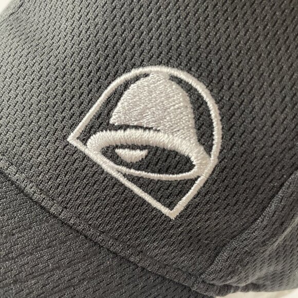 Taco Bell Snapback Hat Black Employee Uniform Embroidered 6 Panel Polyester - Picture 5 of 8